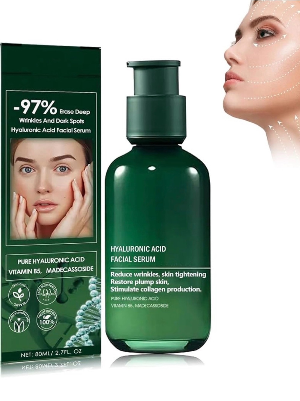 Hyaluronic Acid Facial Serum - Green - Unbranded - Picture 3 of 6